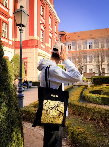 Torba złota mapa Wrocław