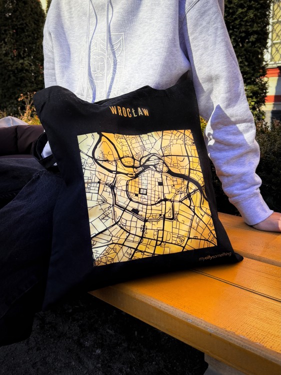 Torba złota mapa Wrocław