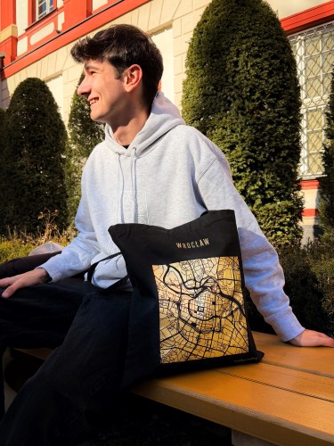 Torba złota mapa Wrocław