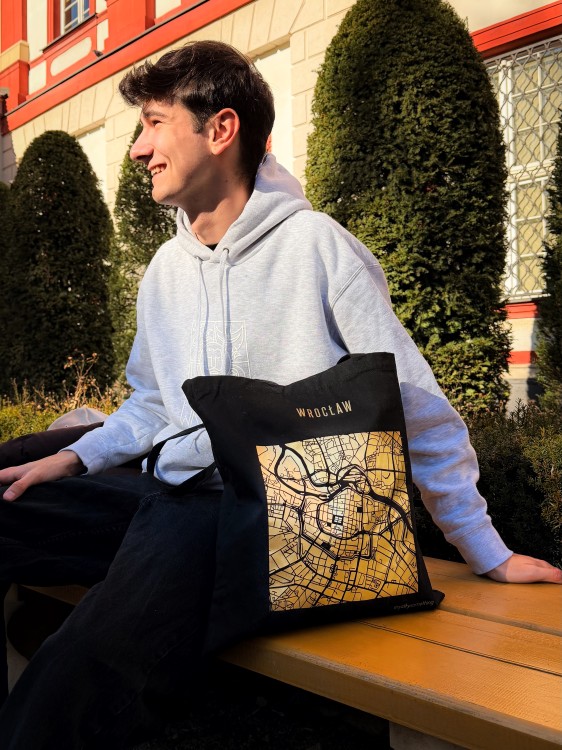 Torba złota mapa Wrocław