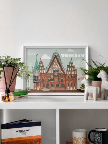Pamiątkowy plakat Wrocław Ratusz