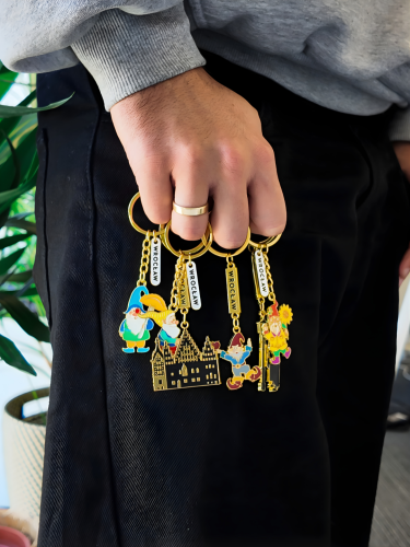 Brelok krasnal serce