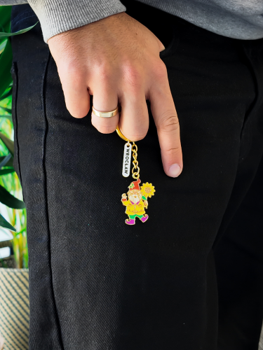 Brelok krasnal życzliwek