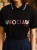 Koszulka czarna z kolorowym napisem Wrocław BASIC krótki rękaw (UNISEX)