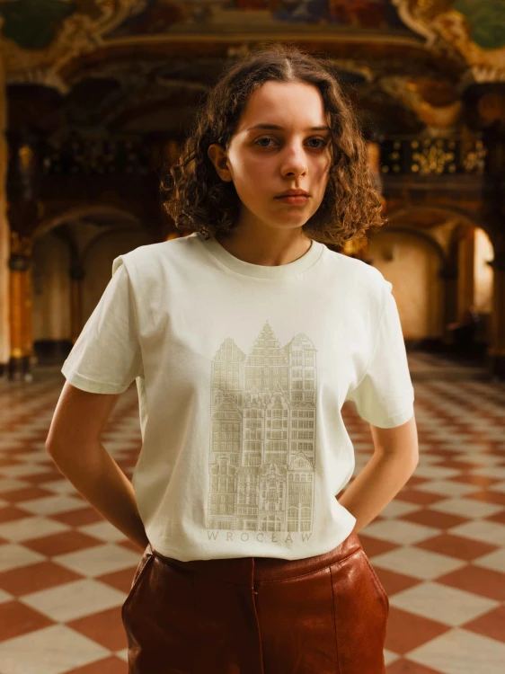 Koszulka Wrocław zielona BASIC krótki rękaw KAMIENICZKI (UNISEX)
