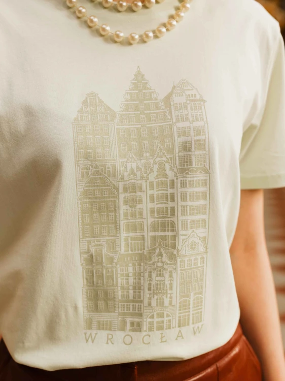 Koszulka Wrocław zielona BASIC krótki rękaw KAMIENICZKI (UNISEX)