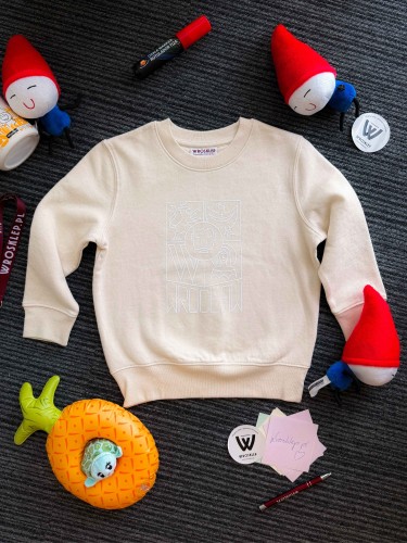 Bluza Wrocław bez kaptura jasno beżowa (DLA DZIECI)