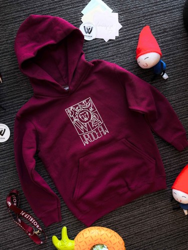 Bluza Wrocław bordowa z kapturem (DLA DZIECI)