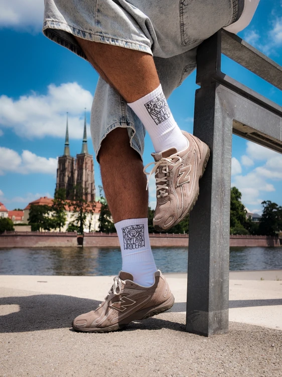 Skarpetki WROCŁAW białe