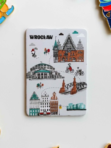 Magnes prostokątny architektura Wrocławia
