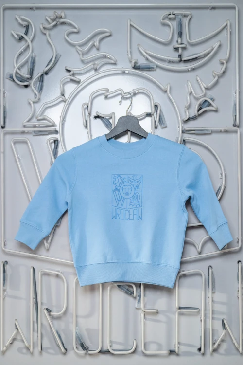 Bluza Wrocław bez kaptura błękitna (DLA DZIECI)